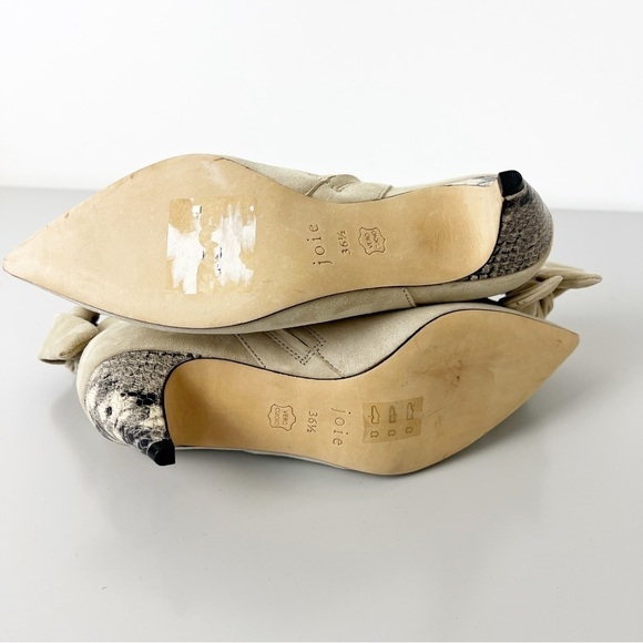 Joie Cloee Tan Suede Ankle Boots size 6 - Picture 6 of 9